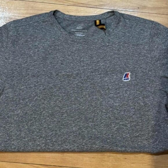 K-Way Grey Pocket T-Shirt - Size L - Picture 1 of 5